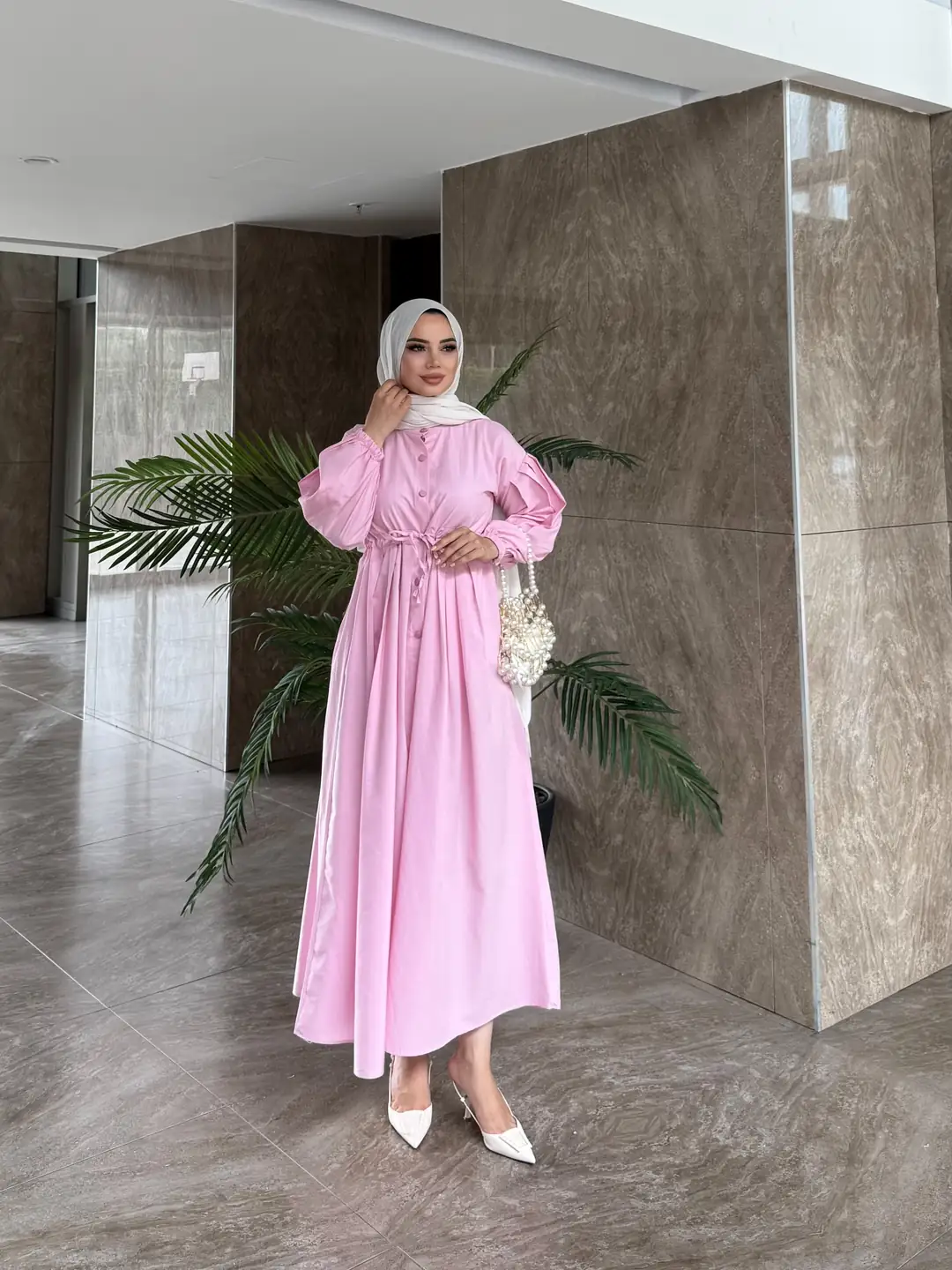 Poplin Elbise - 2